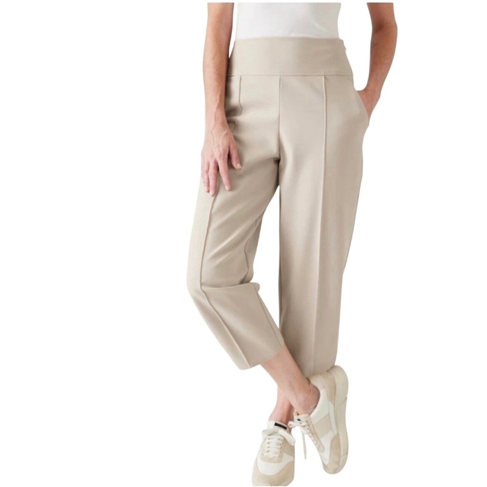Athleta Stellar Wide Crop Pants in Abalone Style‎ 533534 Size 6 Tall MSRP $129